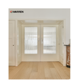 Warren 60x96 French Door With Frosted Glass Inside Double Doors
